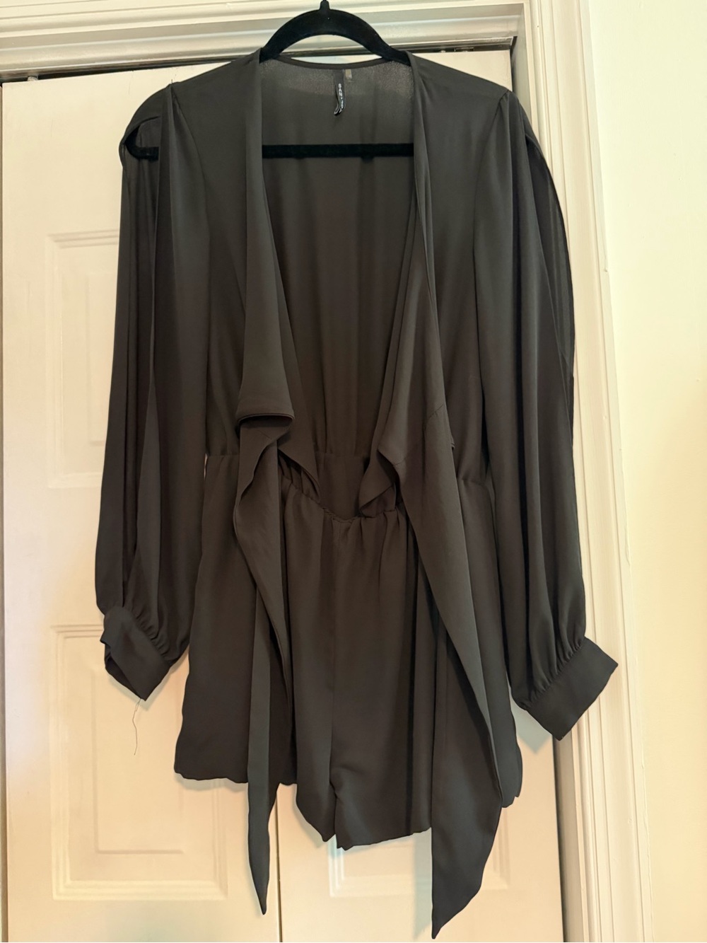 San Joy Black Romper